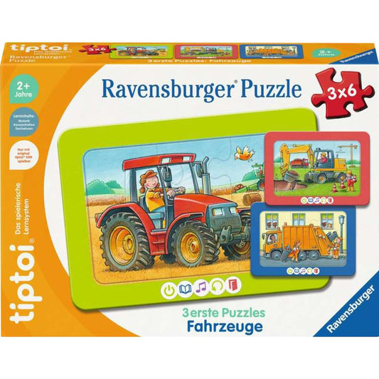 tiptoi 3 erste Puzzles: Fahrzeuge
