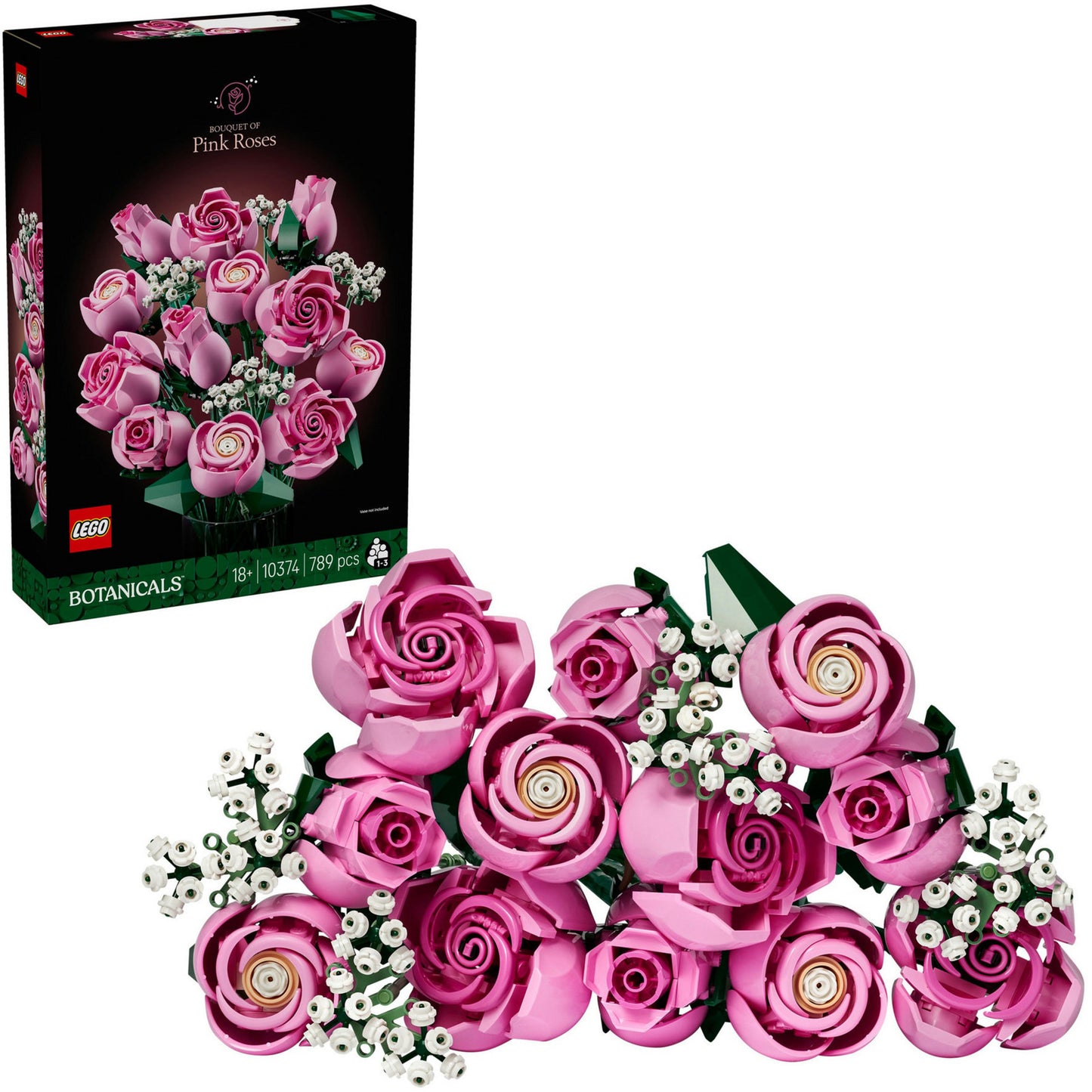 10374 Botanicals Rosa Rosenstrauss, Konstruktionsspielzeug
