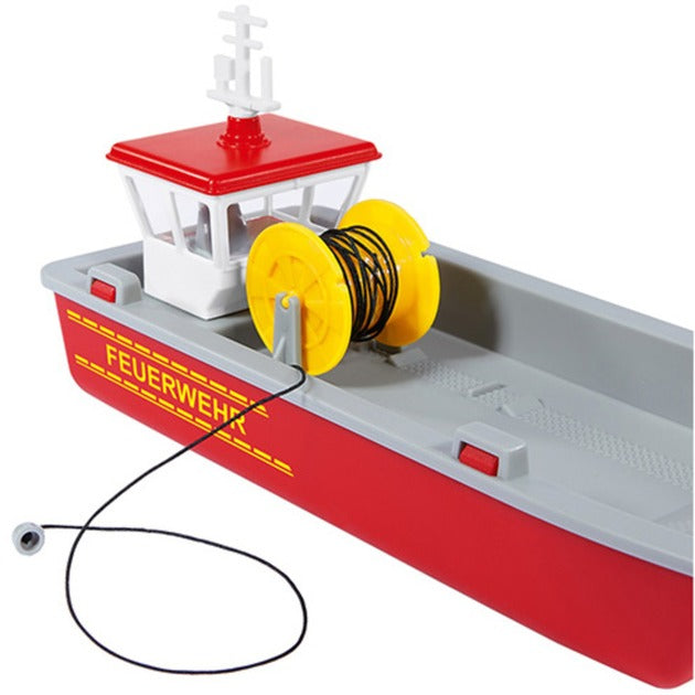 SIKU SUPER Feuerwehr Arbeitsboot (rot/grau)