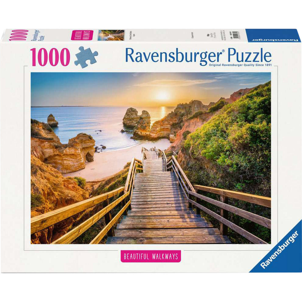 Puzzle Beautiful Walkways - Holztreppe zum Praio do Camillo