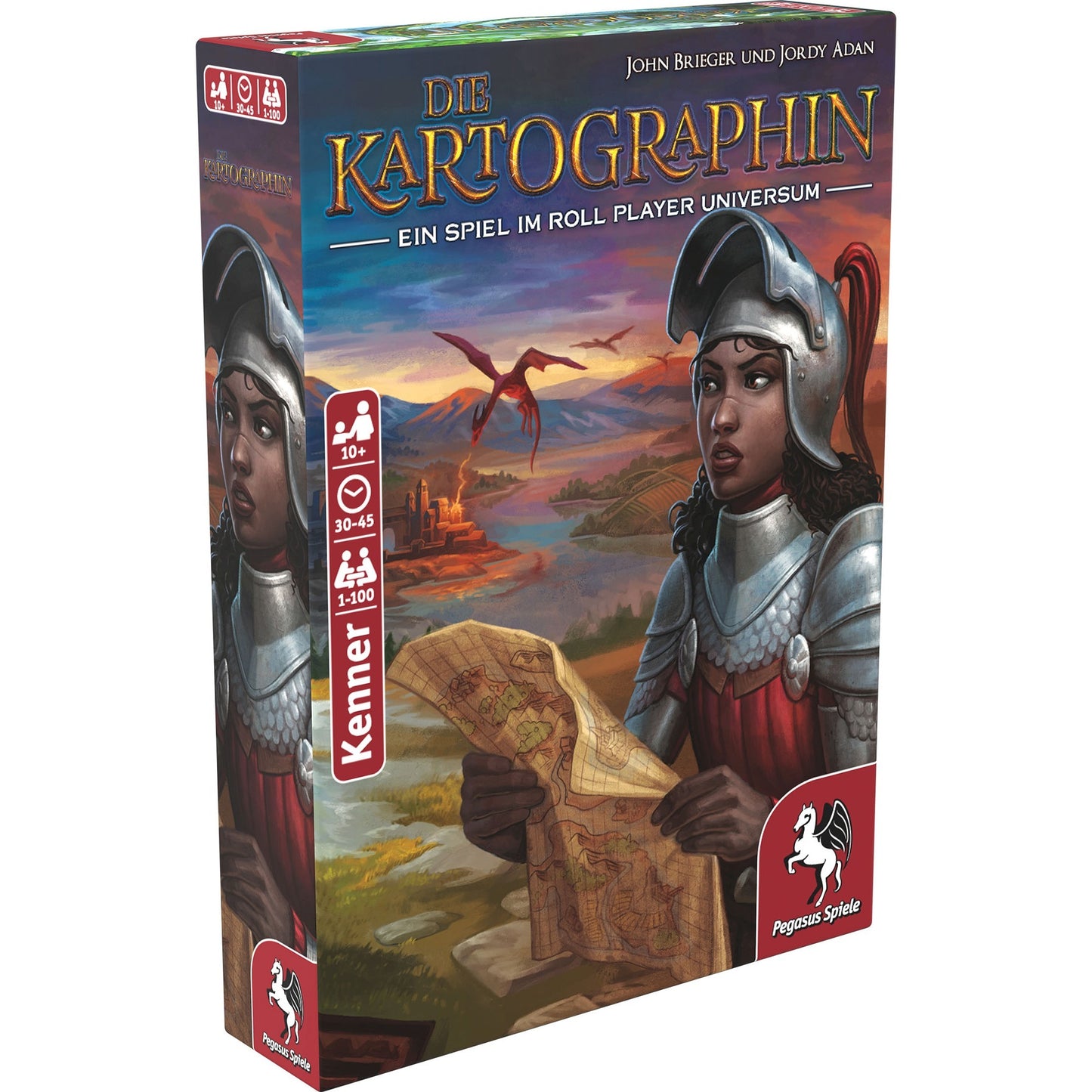 Pegasus Die Kartographin, Brettspiel