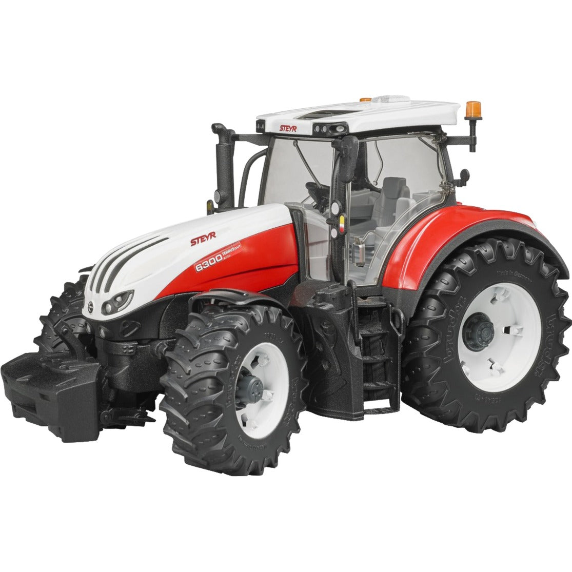 BRUDER Steyr 6300 Terrus CVT (weiss/rot)