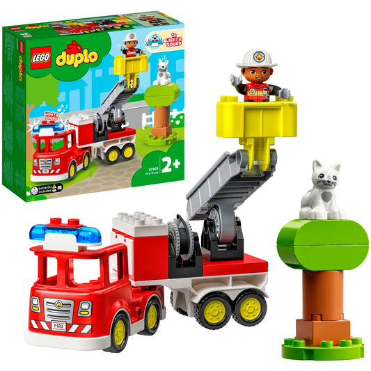 LEGO 10969 DUPLO Feuerwehrauto, Konstruktionsspielzeug