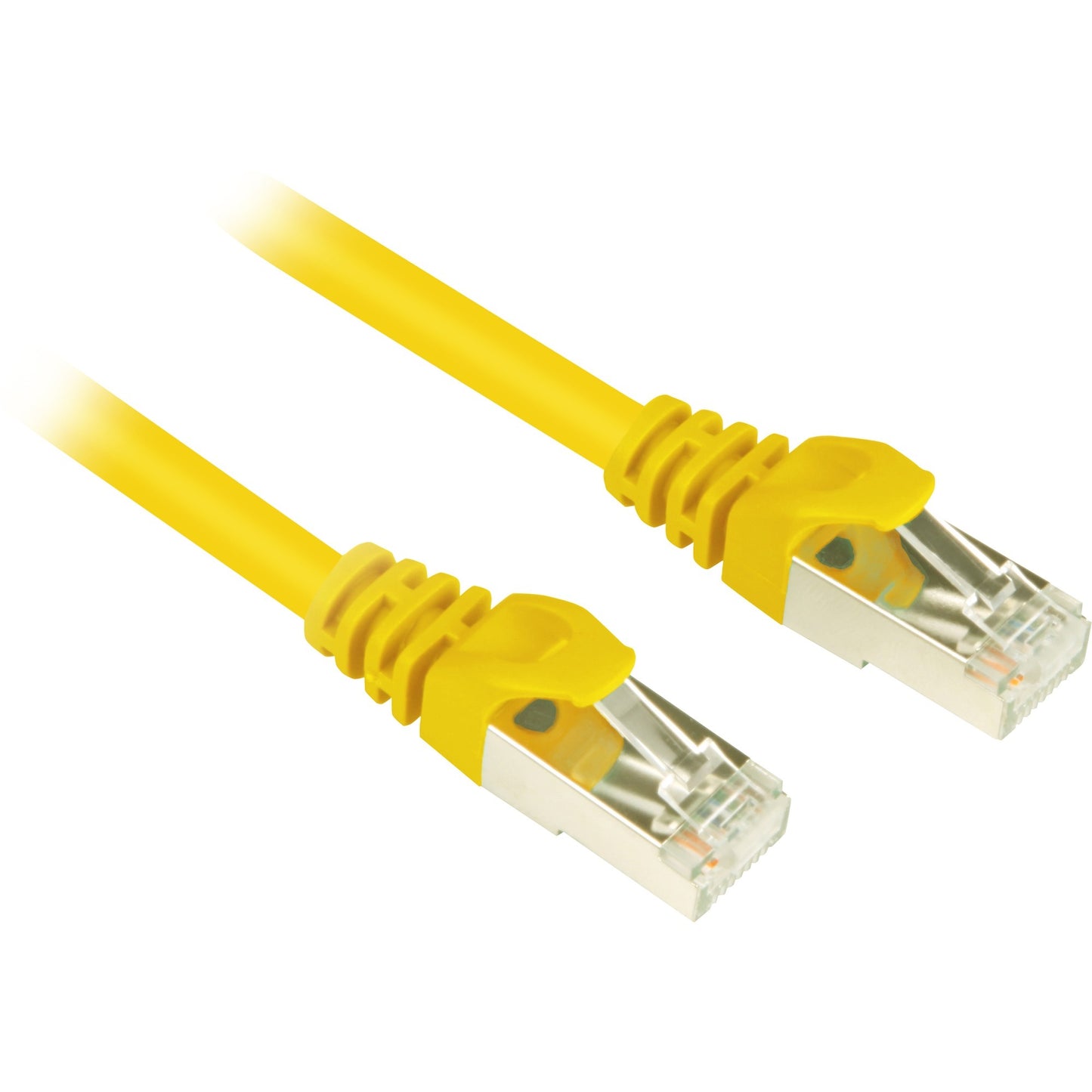 Sharkoon Patchkabel RJ45 Cat.6 SFTP (gelb, 25 cm)