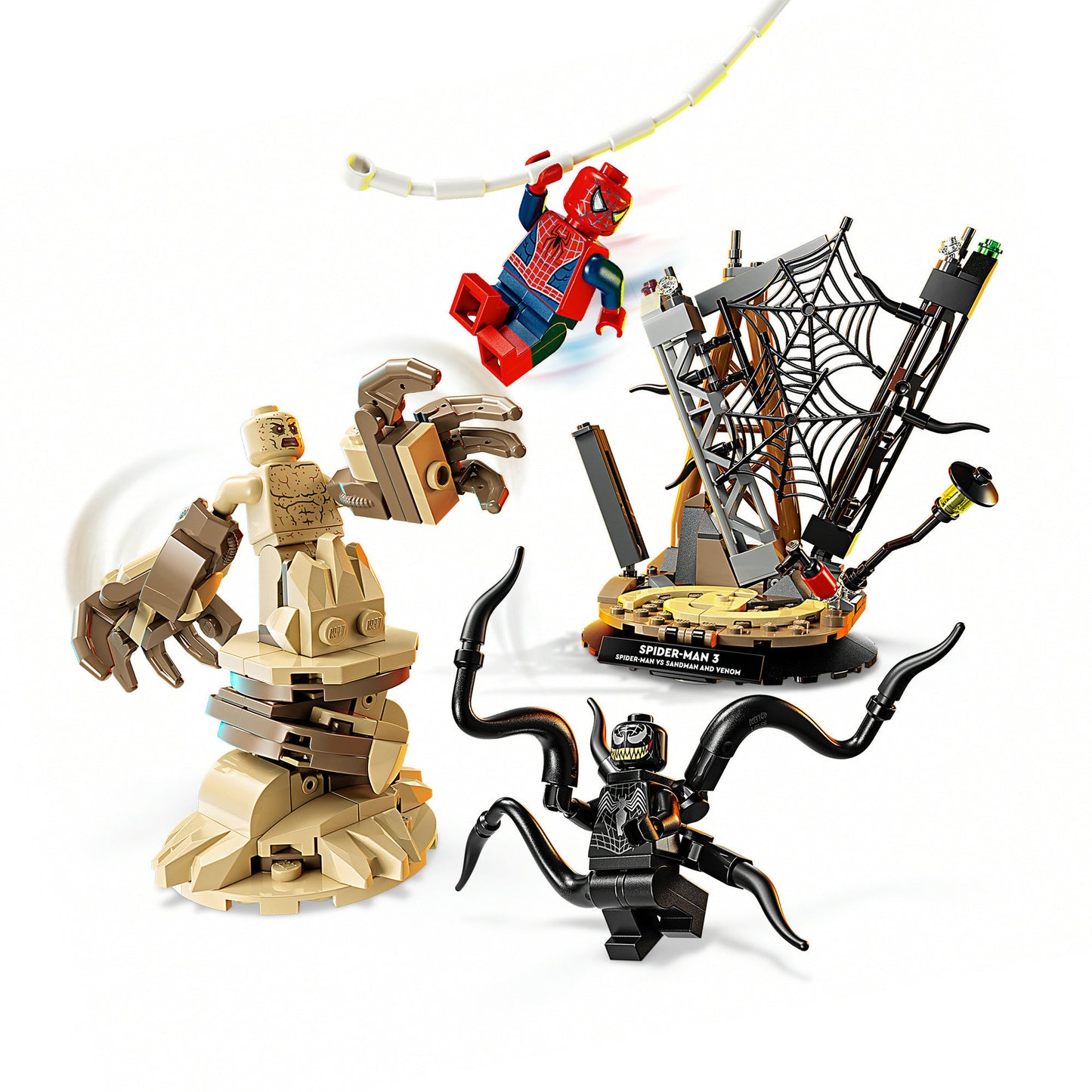 76334 Marvel Super Heroes Grosser Showdown: Spider-Man vs. Sandman, Konstruktionsspielzeug