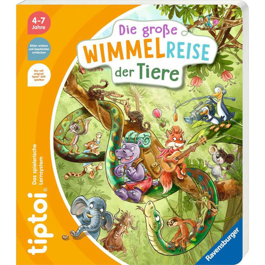 Ravensburger tiptoi Die grosse Wimmelreise der Tiere