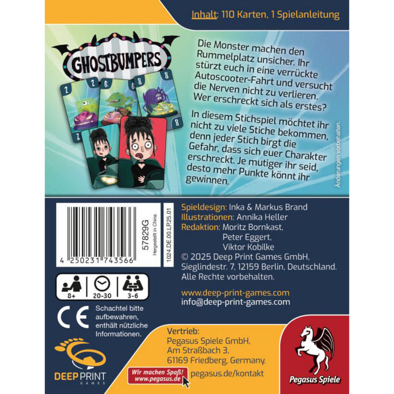 Deep Print Games: Ghostbumpers, Kartenspiel