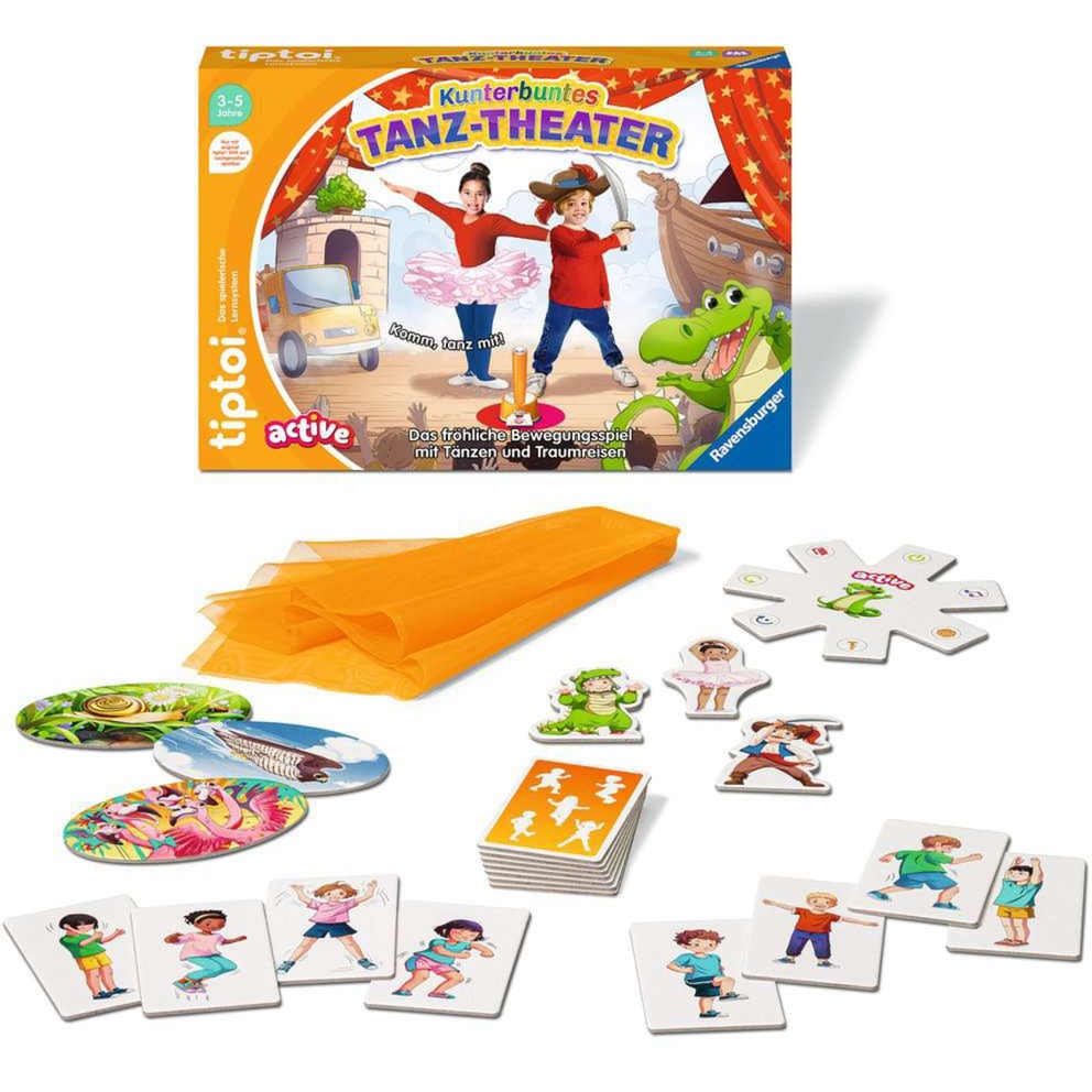 Ravensburger tiptoi ACTIVE Kunterbuntes Tanz-Theater