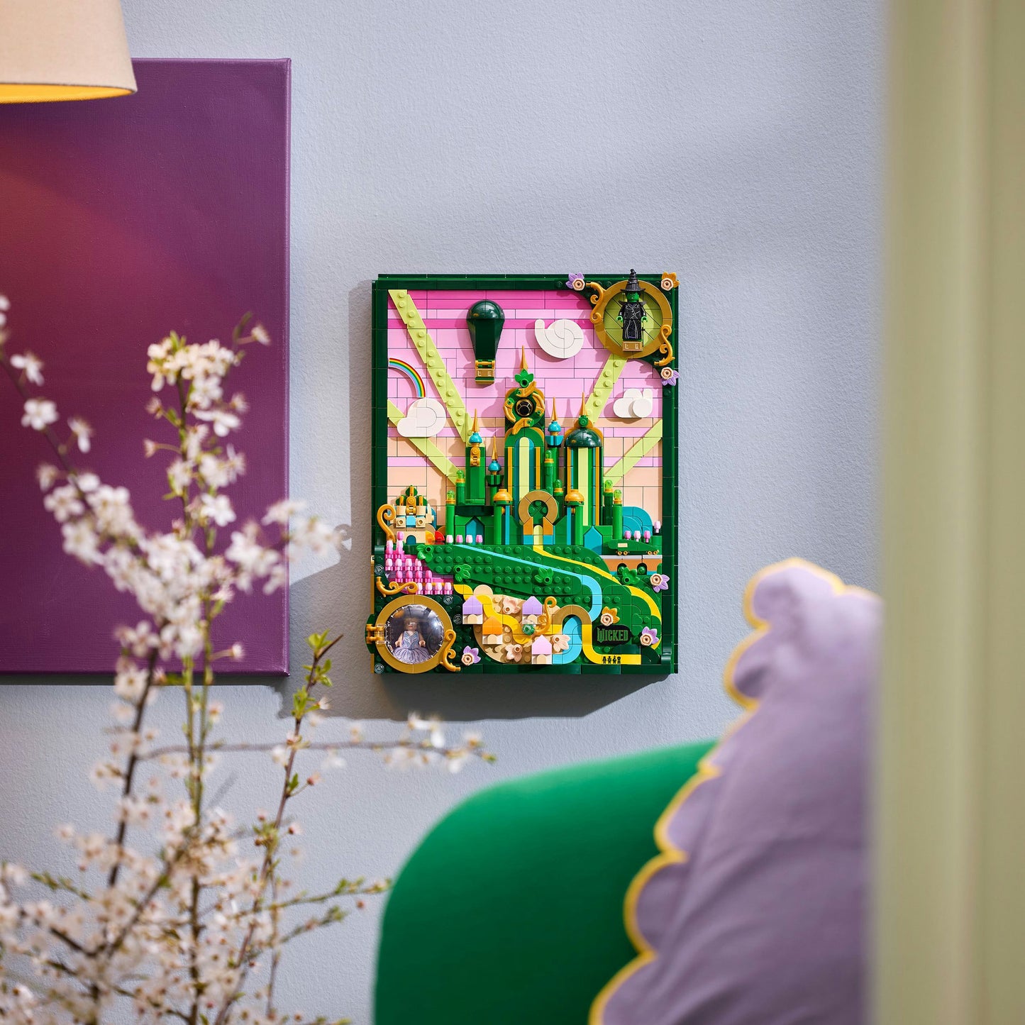 75685 75685 Wicked Emerald City Wandkunst, Konstruktionsspielzeug