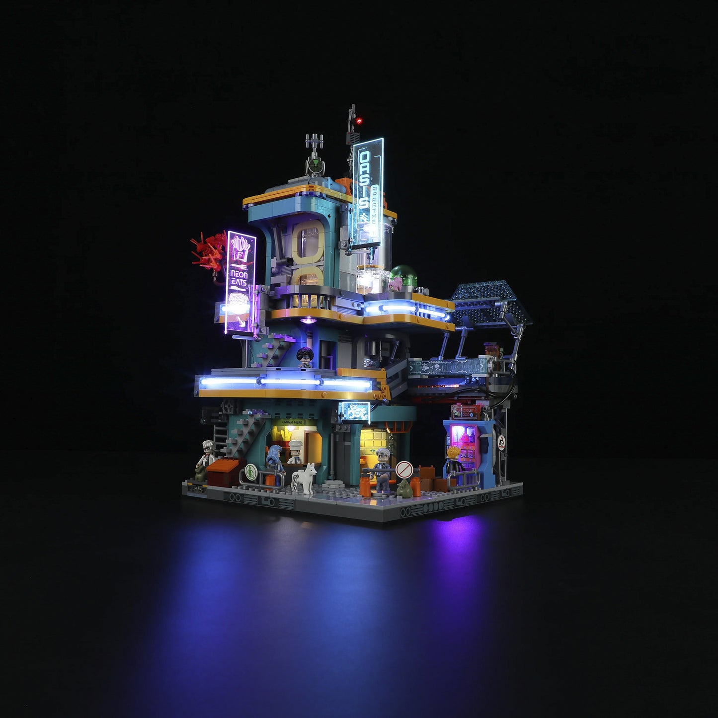 Cyberpunk Neoncity - Apartment, Konstruktionsspielzeug
