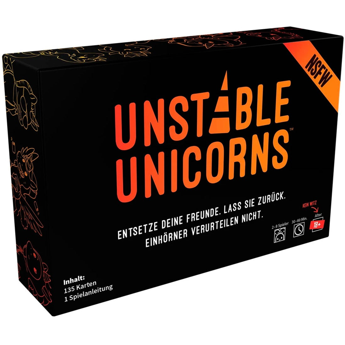 Asmodee Unstable Unicorns NSFW, Kartenspiel