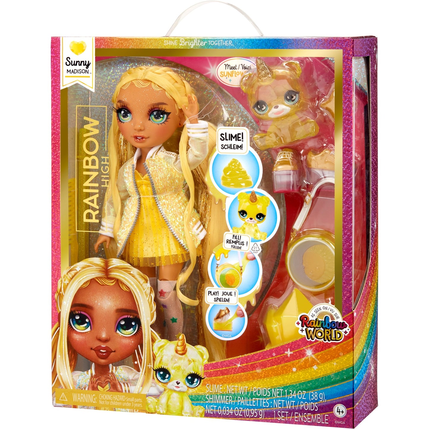 MGA Entertainment Classic Rainbow High Fashion Doll - Sunny