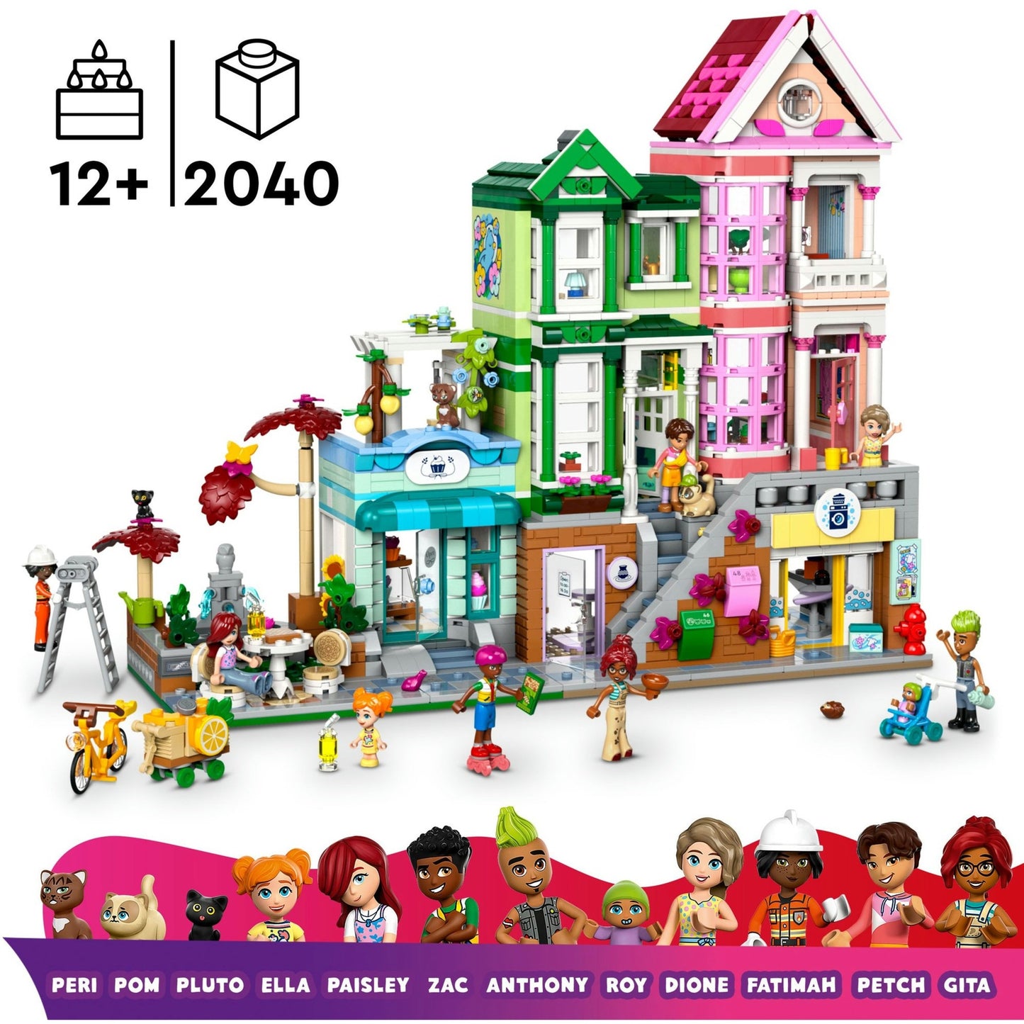 42670 Friends Heartlake City Wohn- und Einkaufsstrasse, Konstruktionsspielzeug