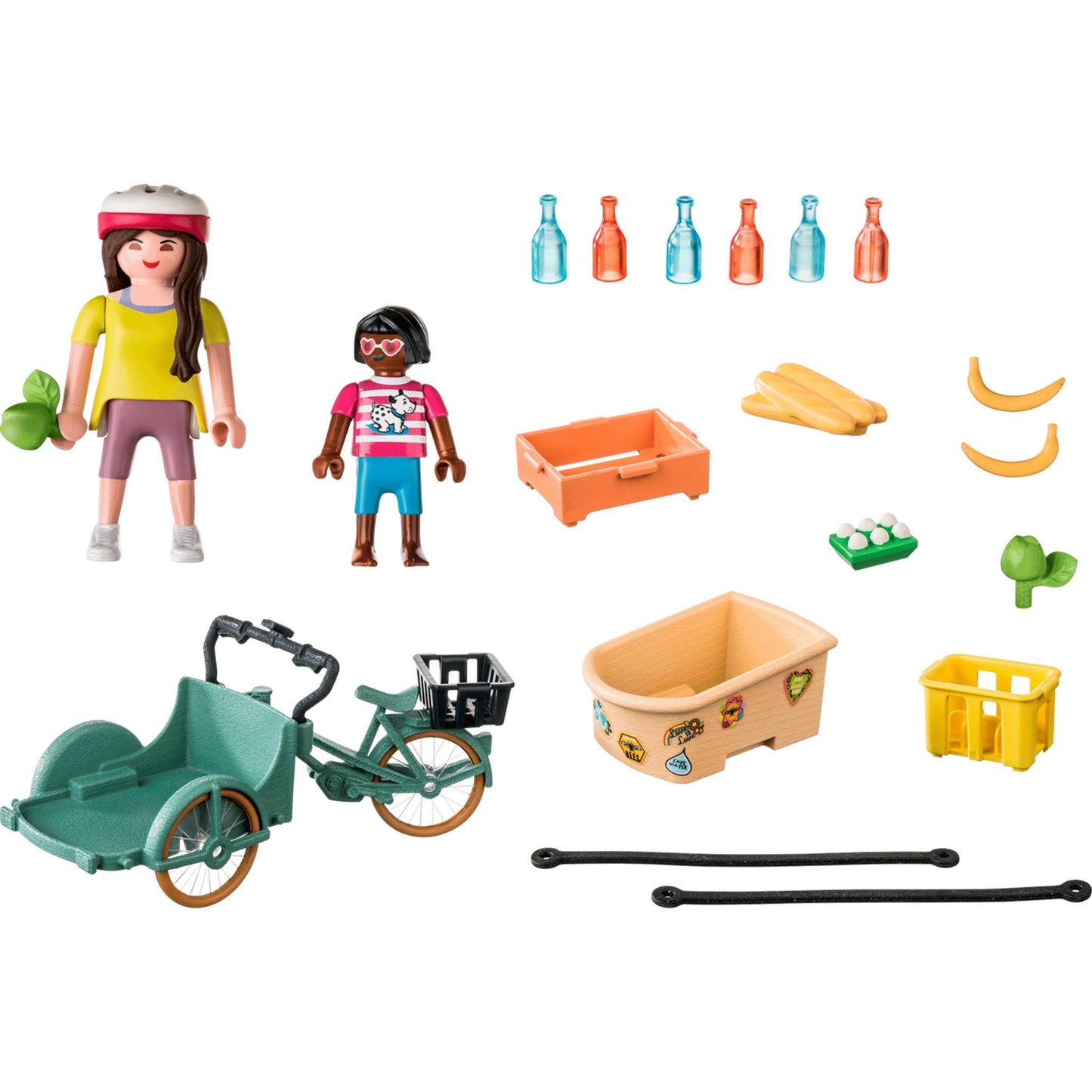 PLAYMOBIL 71306 Country Lastenfahrrad, Konstruktionsspielzeug