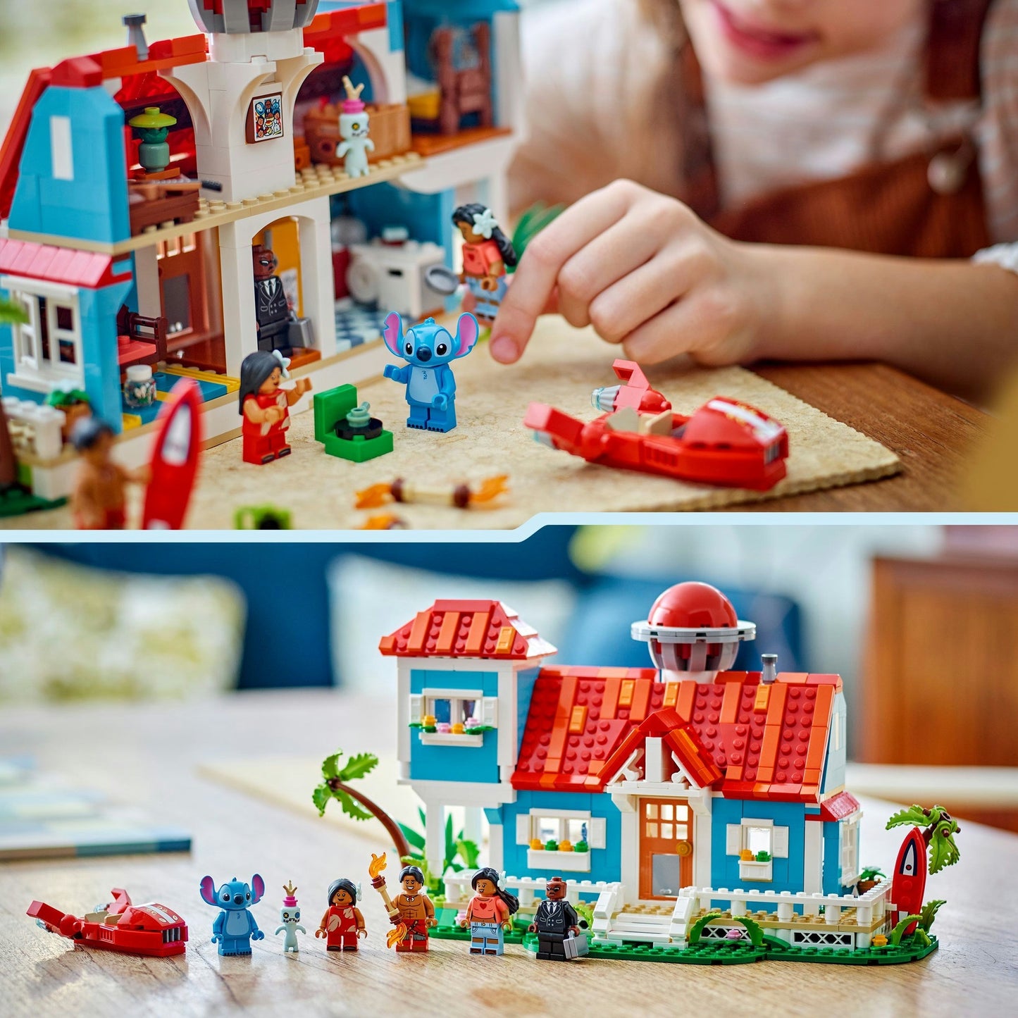 43268 Disney Classic Das Strandhaus aus Lilo und Stitch, Konstruktionsspielzeug