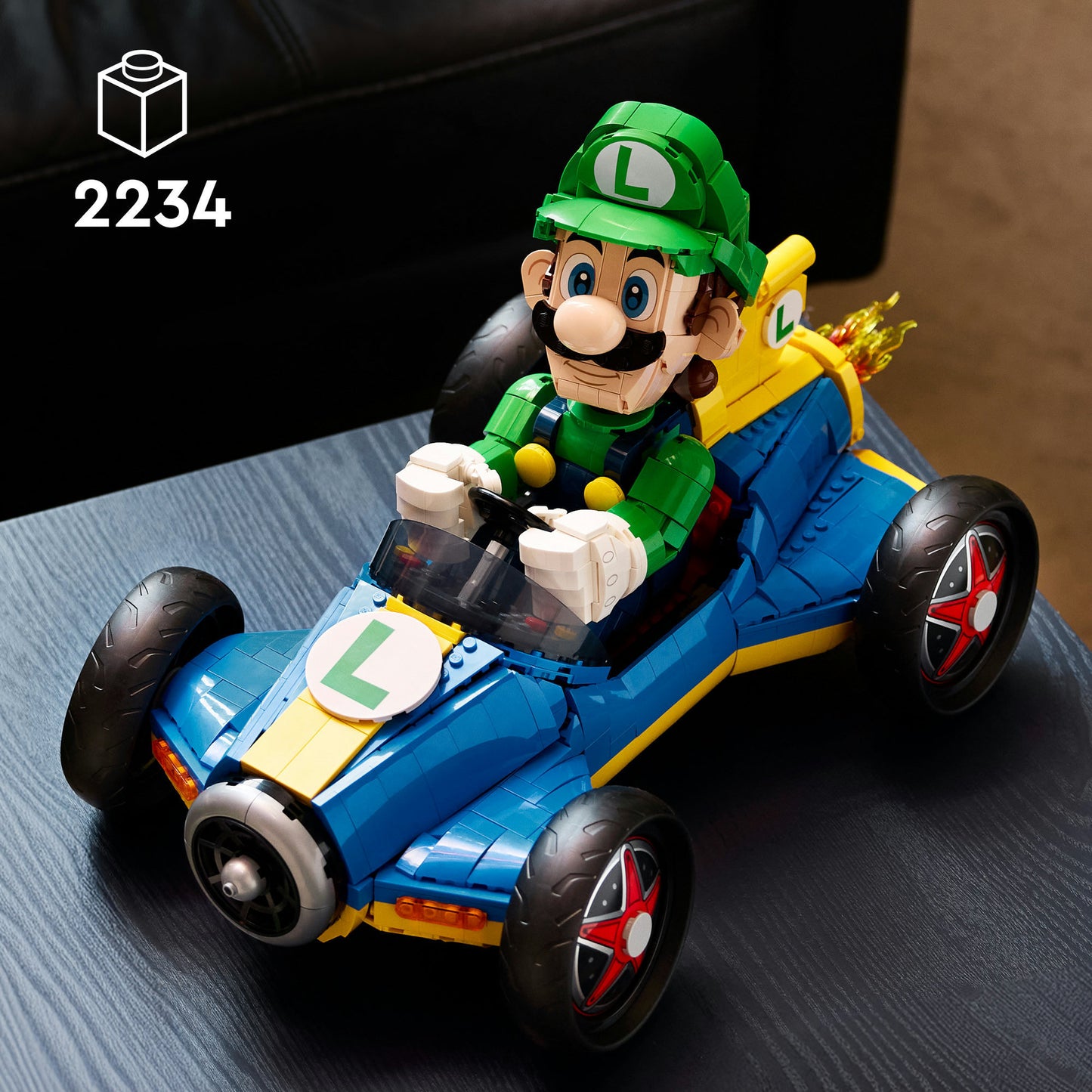 72050 Super Mario Mario Kart: Luigi & Turboflitzer, Konstruktionsspielzeug