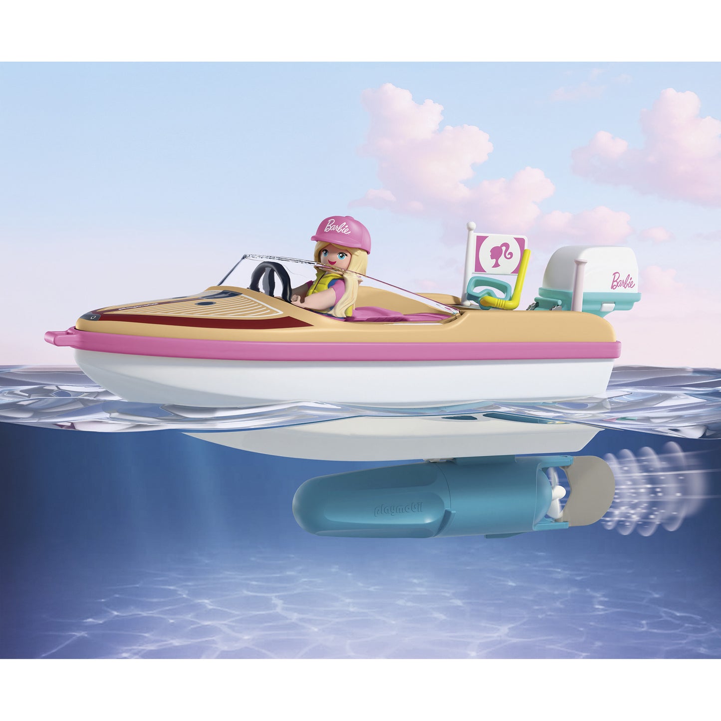 72122 Barbie Abenteuerboot, Konstruktionsspielzeug