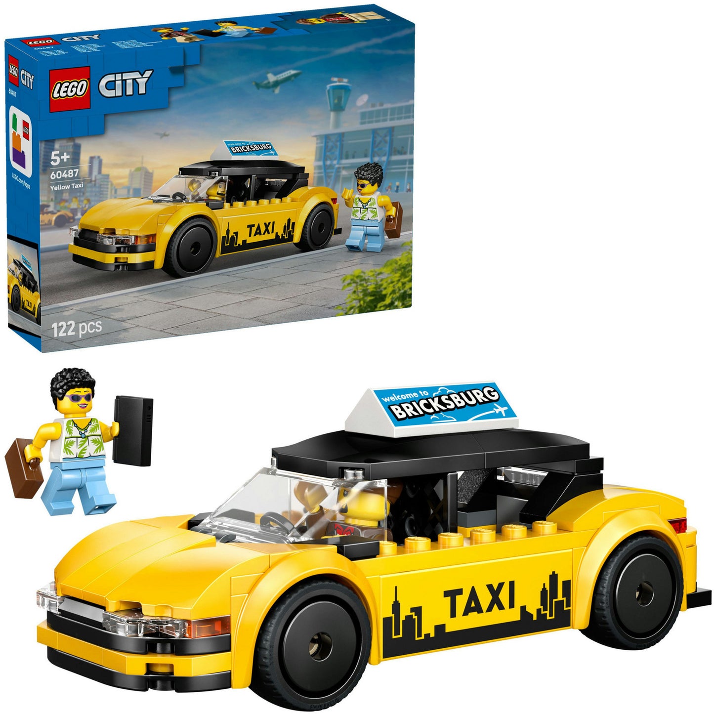 60487 City Gelbes Taxi, Konstruktionsspielzeug