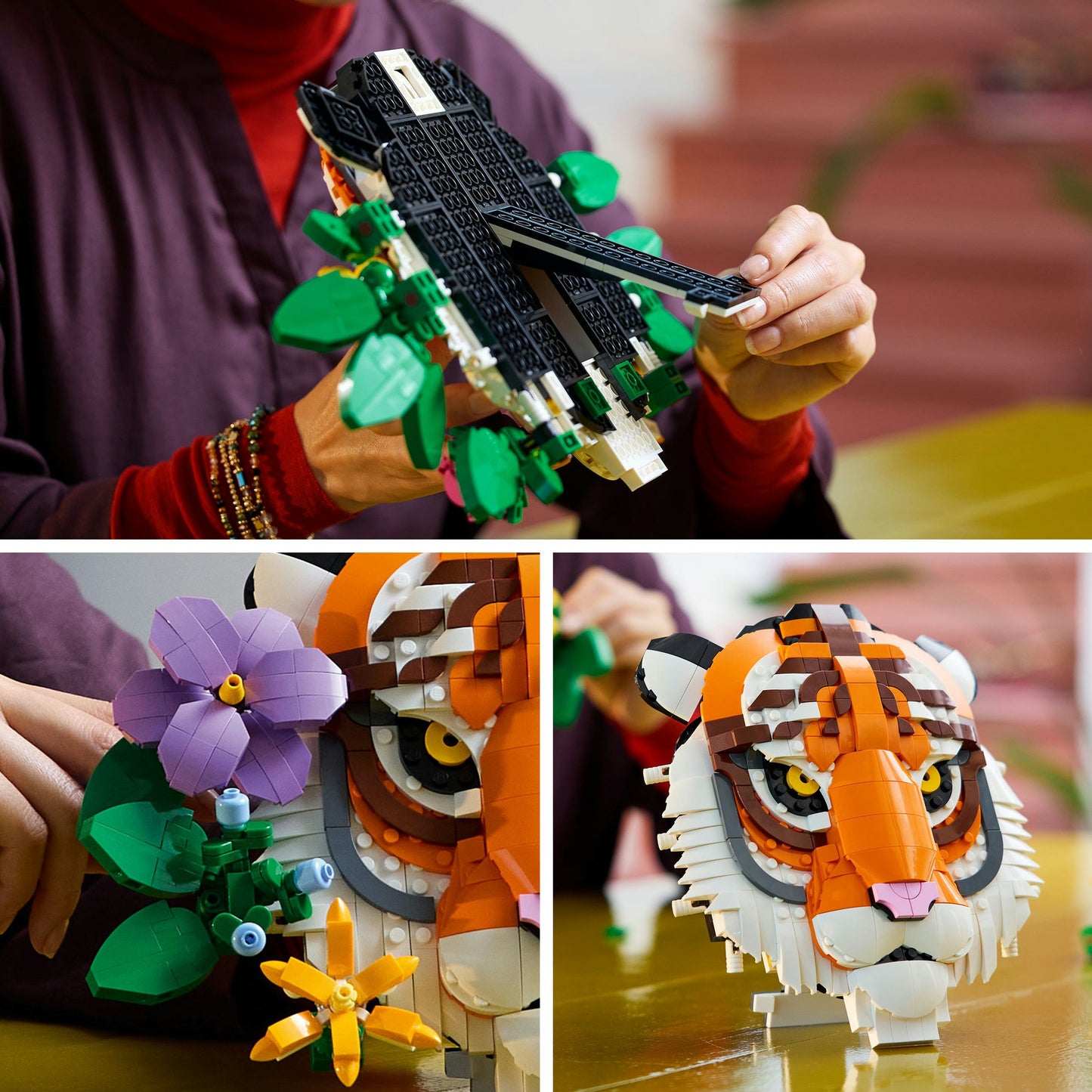 31217 Art Fauna Collection - Tiger, Konstruktionsspielzeug