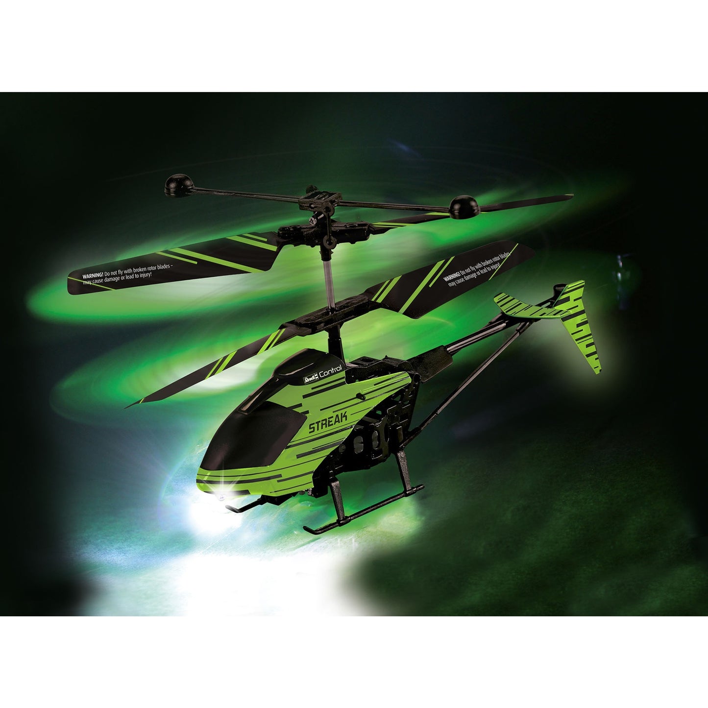 Revell Glow in the Dark Heli "STREAK" (grün/schwarz)