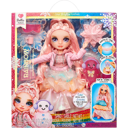 MGA Entertainment Rainbow High Winter Wonderland Doll - Bella (Pink)