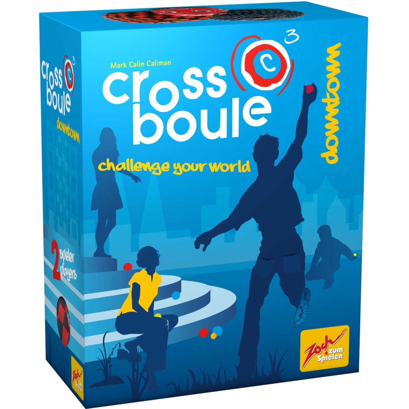 Zoch Crossboule Set Downtown (blau/rot)