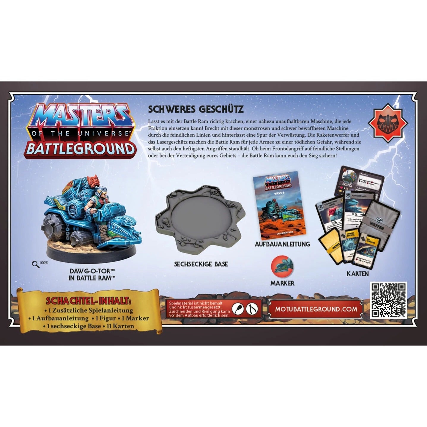 Asmodee Masters of the Universe: Battleground Wave 6 - Fighting Foe Men Faction, Brettspiel