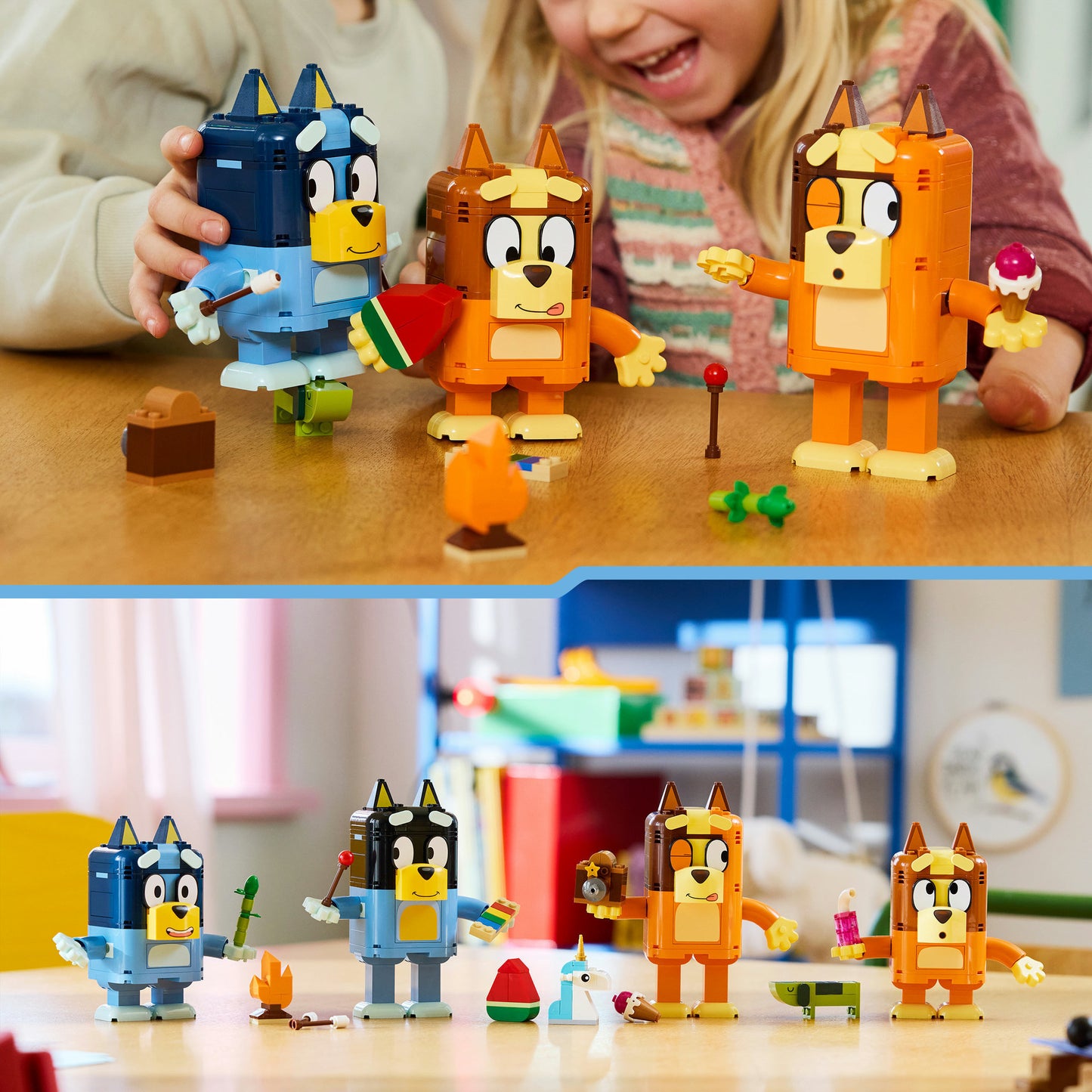 11217 Bluey Blueys Familie aus LEGO Steinen, Konstruktionsspielzeug