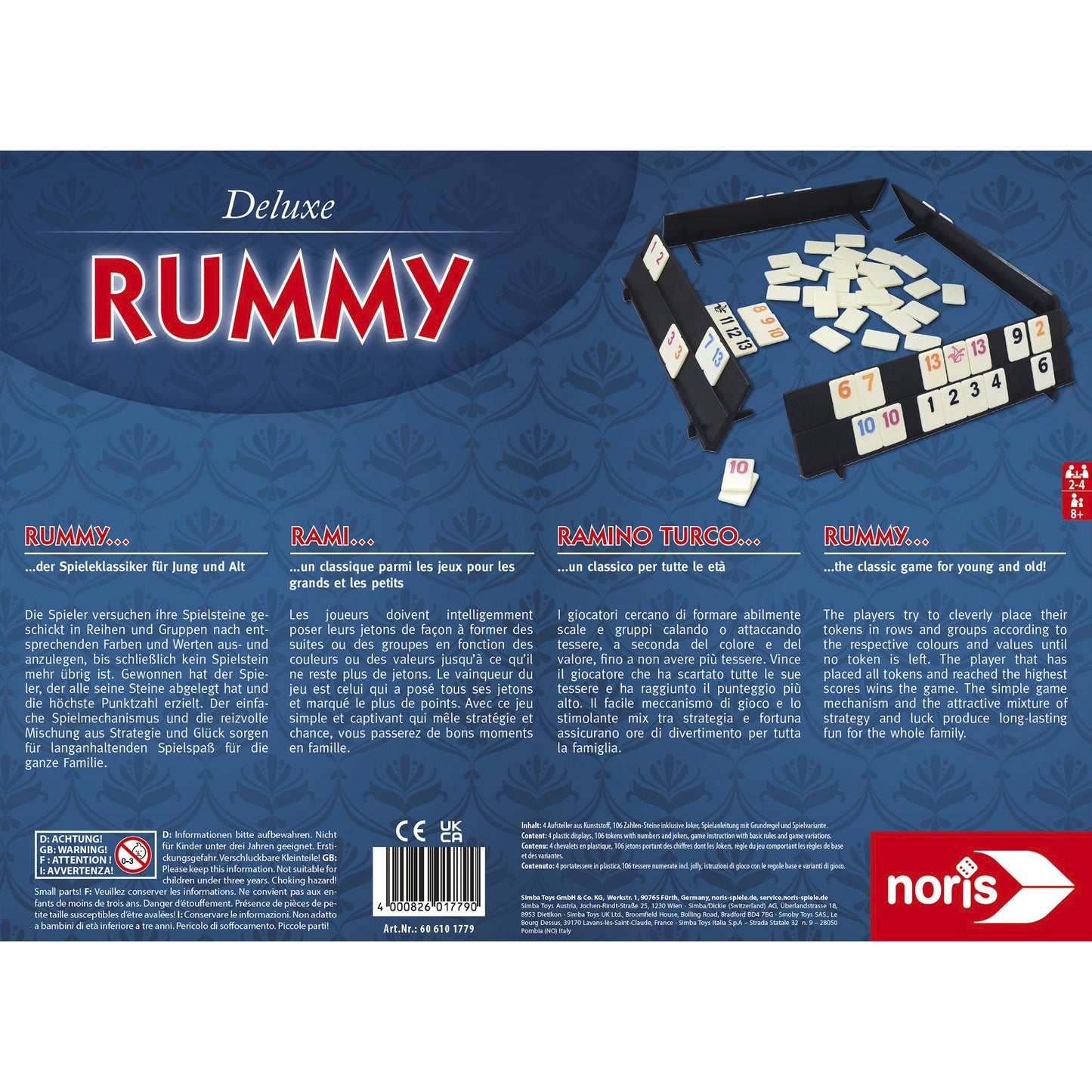 Deluxe Set - Rummy, Brettspiel