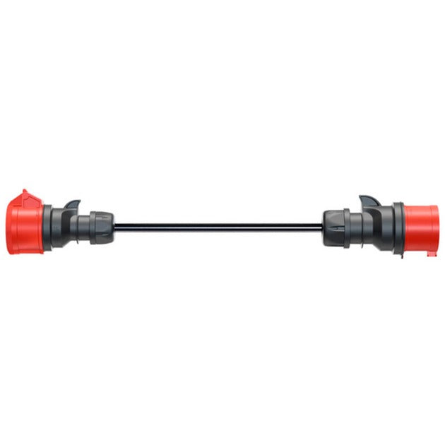 go-e Adapter für Gemini flex 11 kW, CEE rot Drehstrom 16A > CEE rot 32A (schwarz, 30cm)