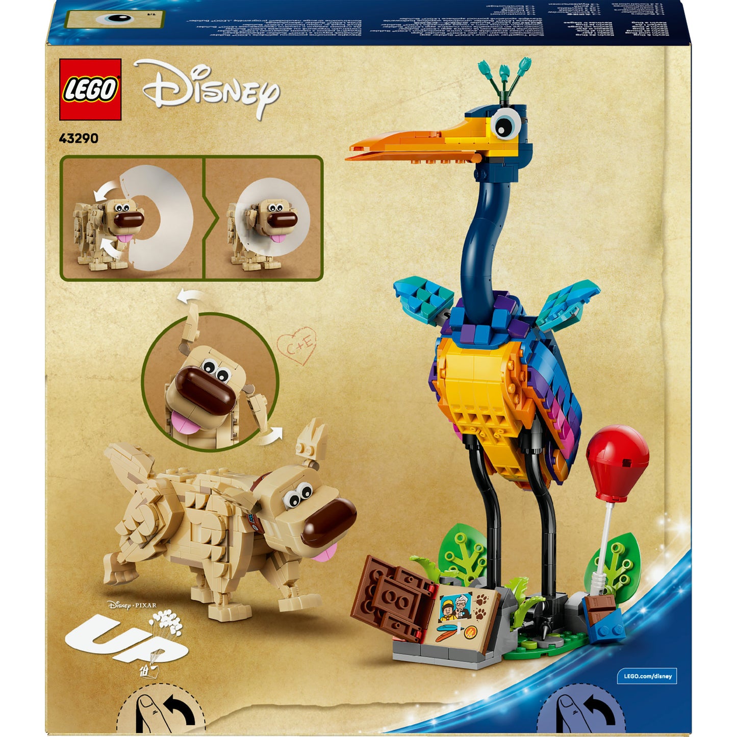 43290 Disney Pixar Kevin and Dug, Konstruktionsspielzeug