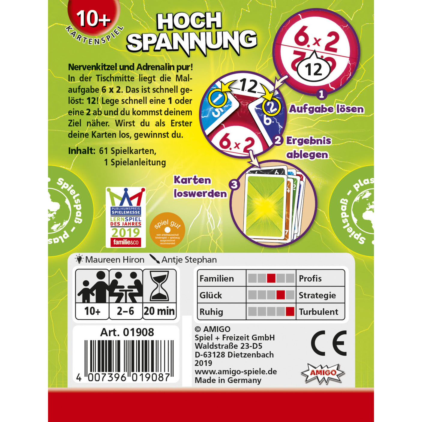 Hochspannung, Kartenspiel
