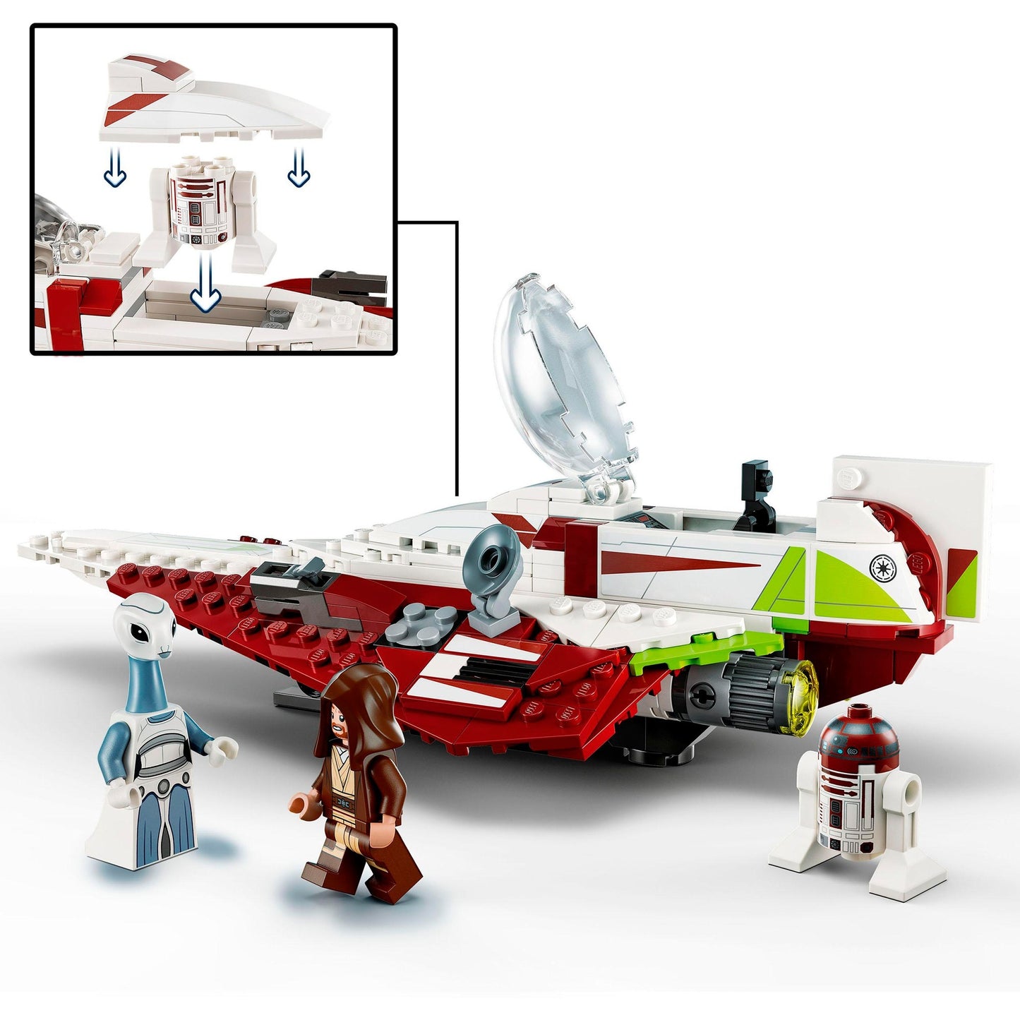 LEGO 75333 Star Wars Obi-Wan Kenobis Jedi Starfighter, Konstruktionsspielzeug