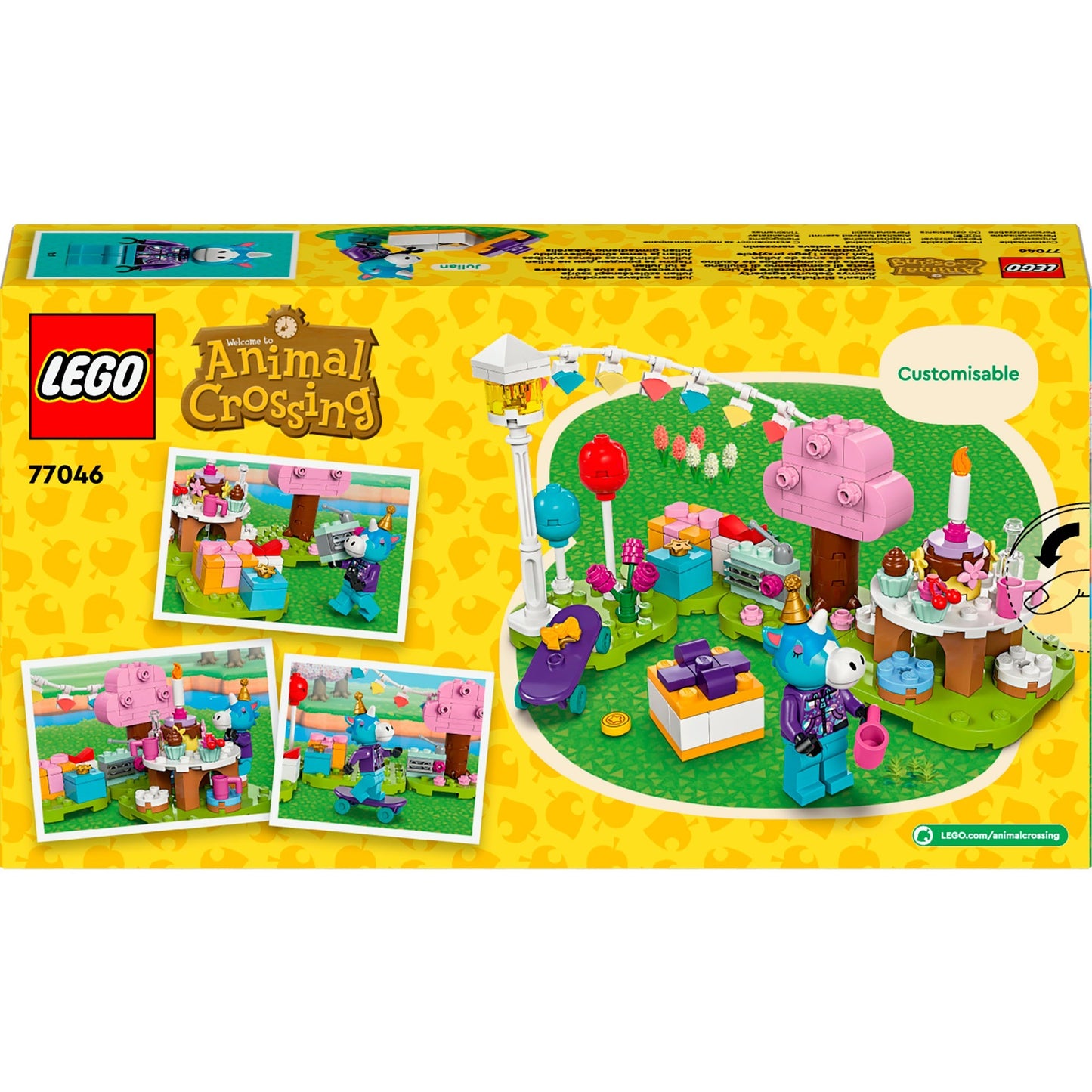 LEGO 77046 Animal Crossing Jimmys Geburtstagsparty, Konstruktionsspielzeug