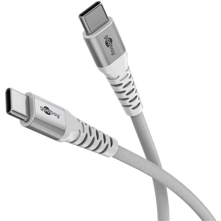 Supersoftes USB 2.0 Textilkabel, USB-C Stecker > USB-C Stecker
