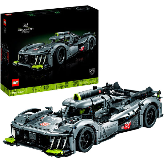 LEGO 42156 Technic PEUGEOT 9X8 24H Le Mans Hybrid Hypercar, Konstruktionsspielzeug
