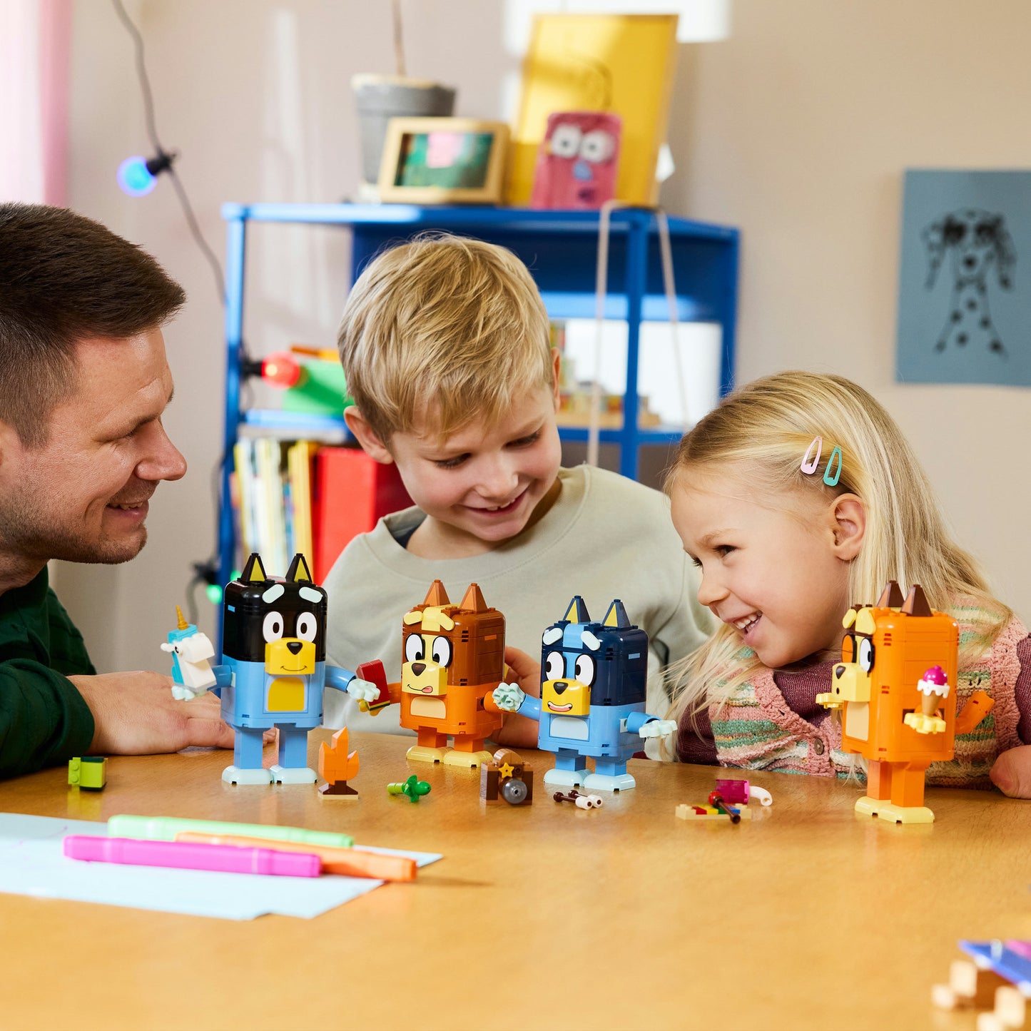 11217 Bluey Blueys Familie aus LEGO Steinen, Konstruktionsspielzeug