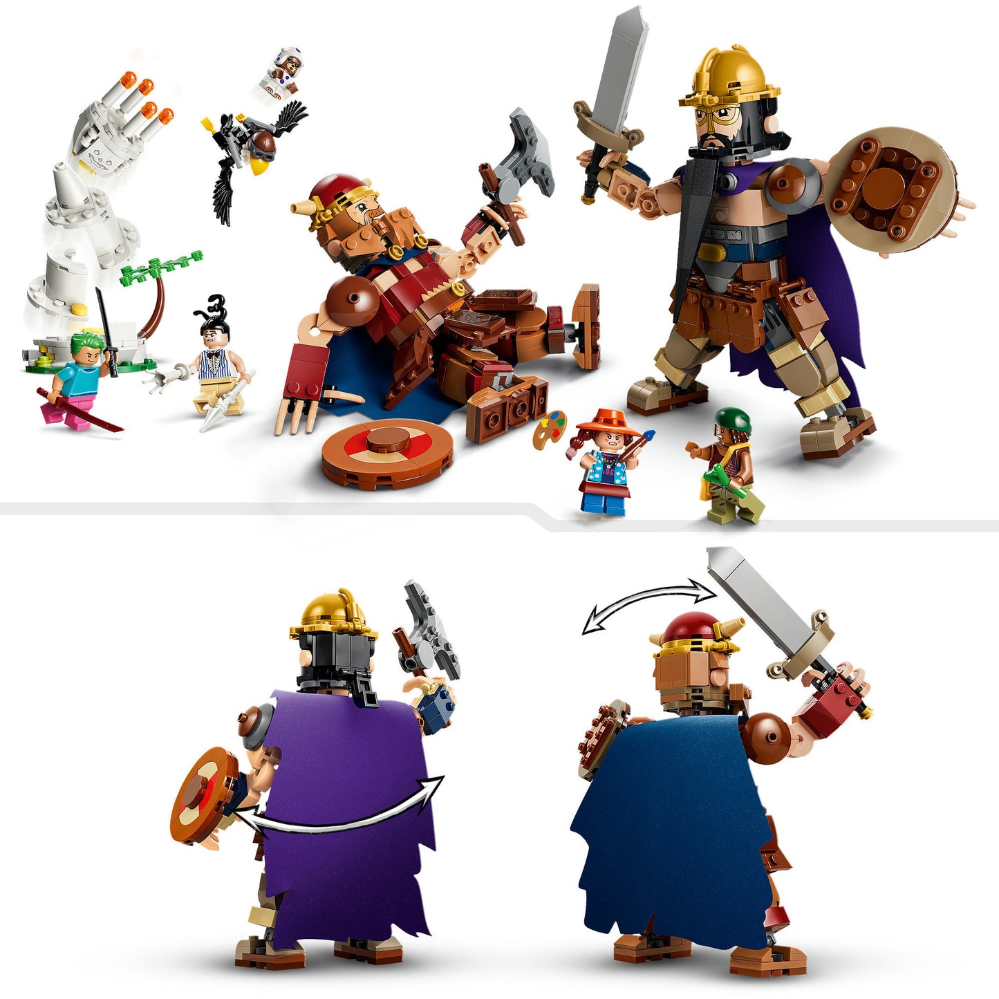 75644 One Piece Woogey vs. Boogey - Riesen aus Little Garden, Konstruktionsspielzeug
