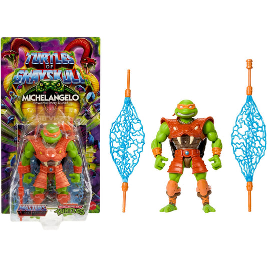 Masters of the Universe Origins Turtles of Grayskull Michelangelo, Spielfigur