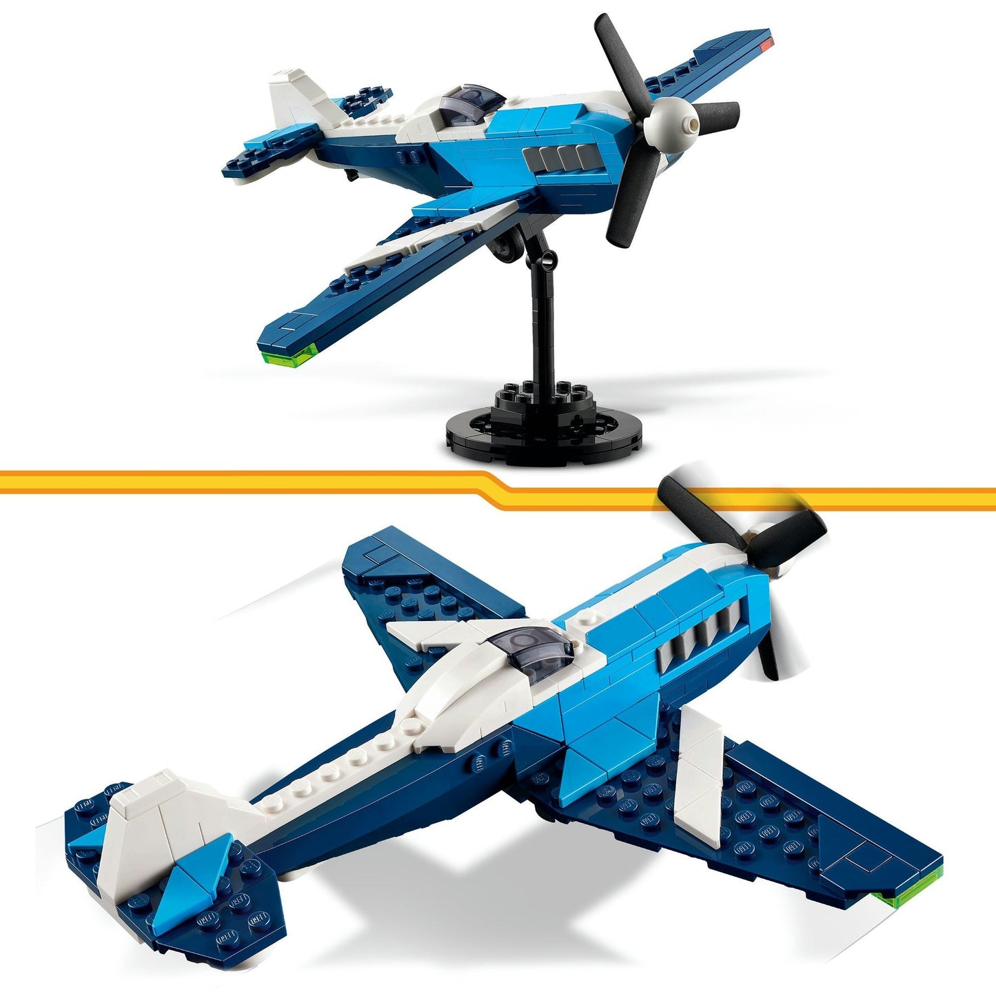 31160 Creator 3-in-1 Flieger: Rennflugzeug, Konstruktionsspielzeug