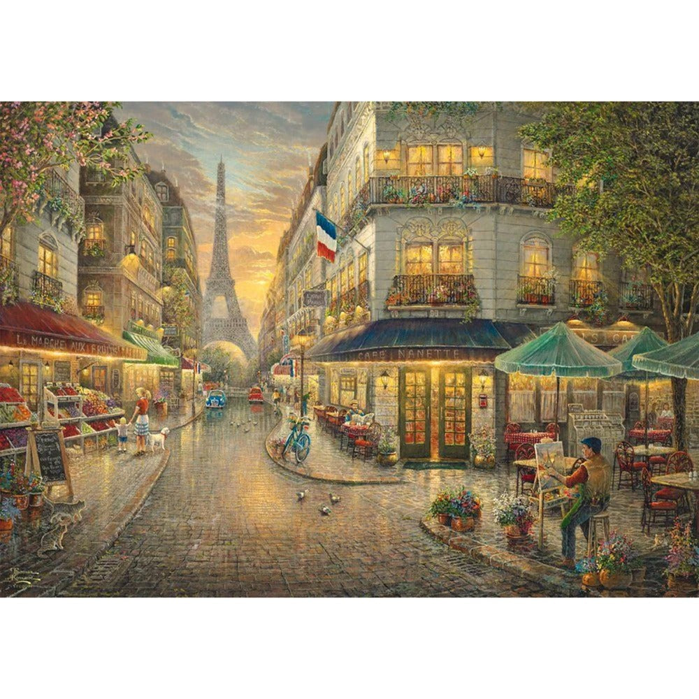 Schmidt Spiele Holzpuzzle Thomas Kinkade Studios: Malerisches Paris (1000 Teile)