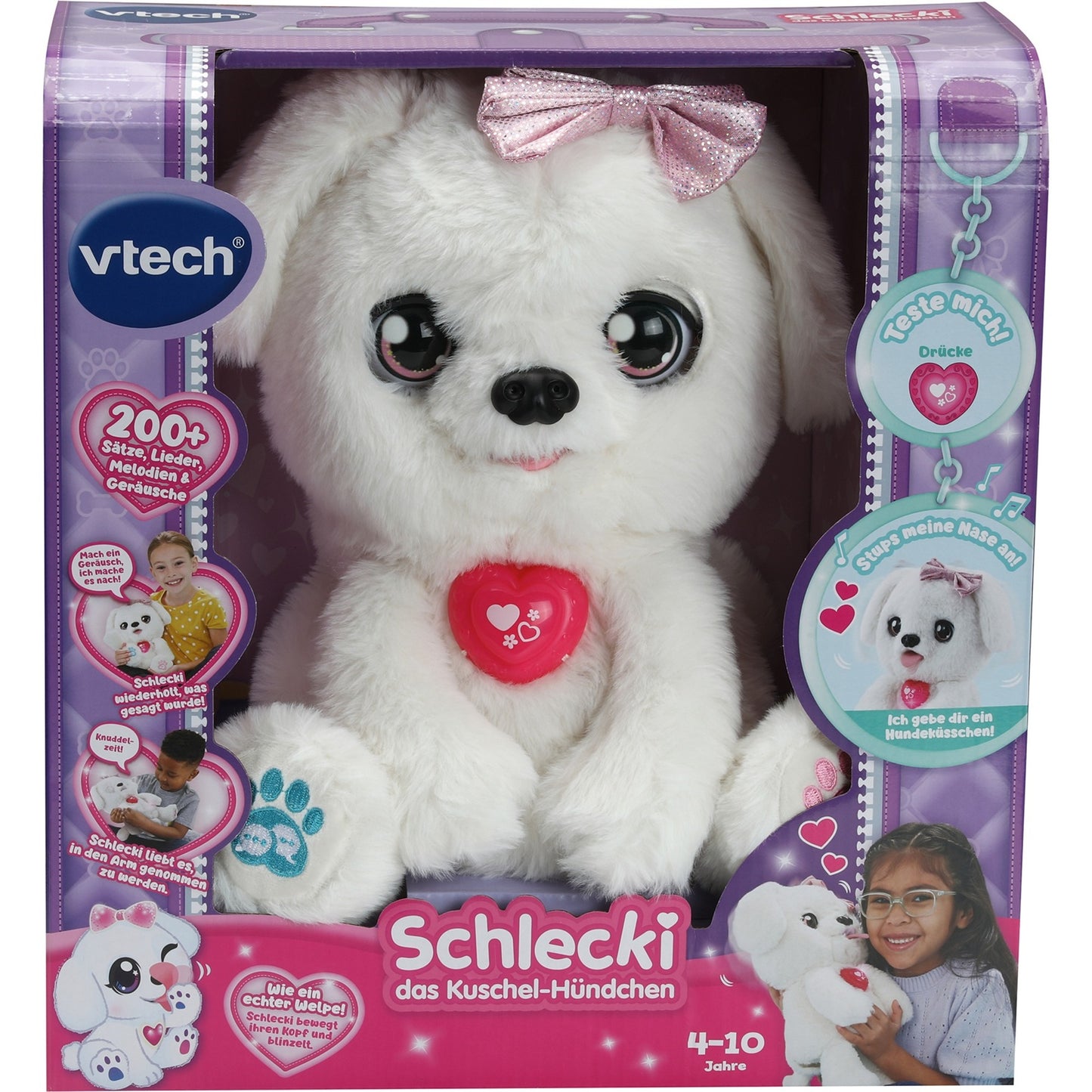 VTech Schlecki, das Kuschel-Hündchen, Kuscheltier