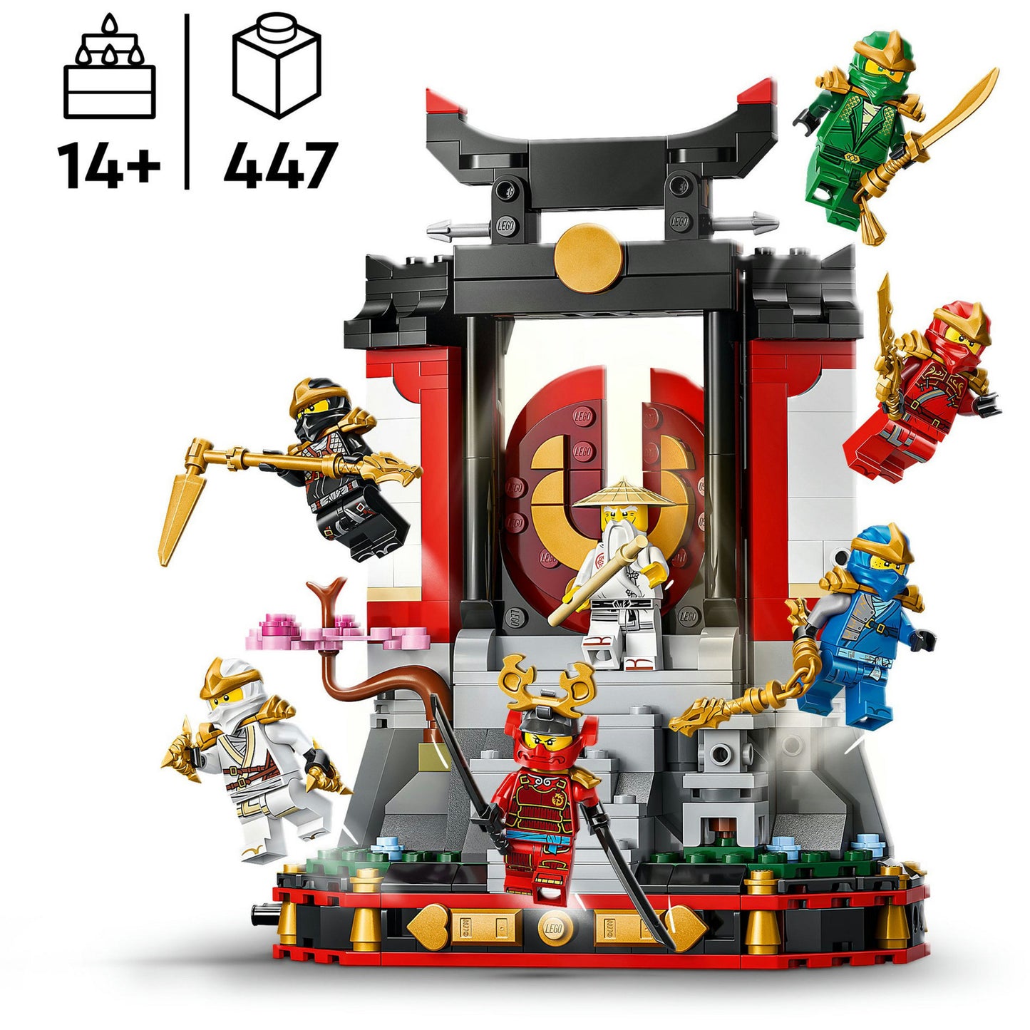 71866 Ninjago 15-jähriges Jubiläum: Ninja-Charaktere zum Ausstellen, Konstruktionsspielzeug