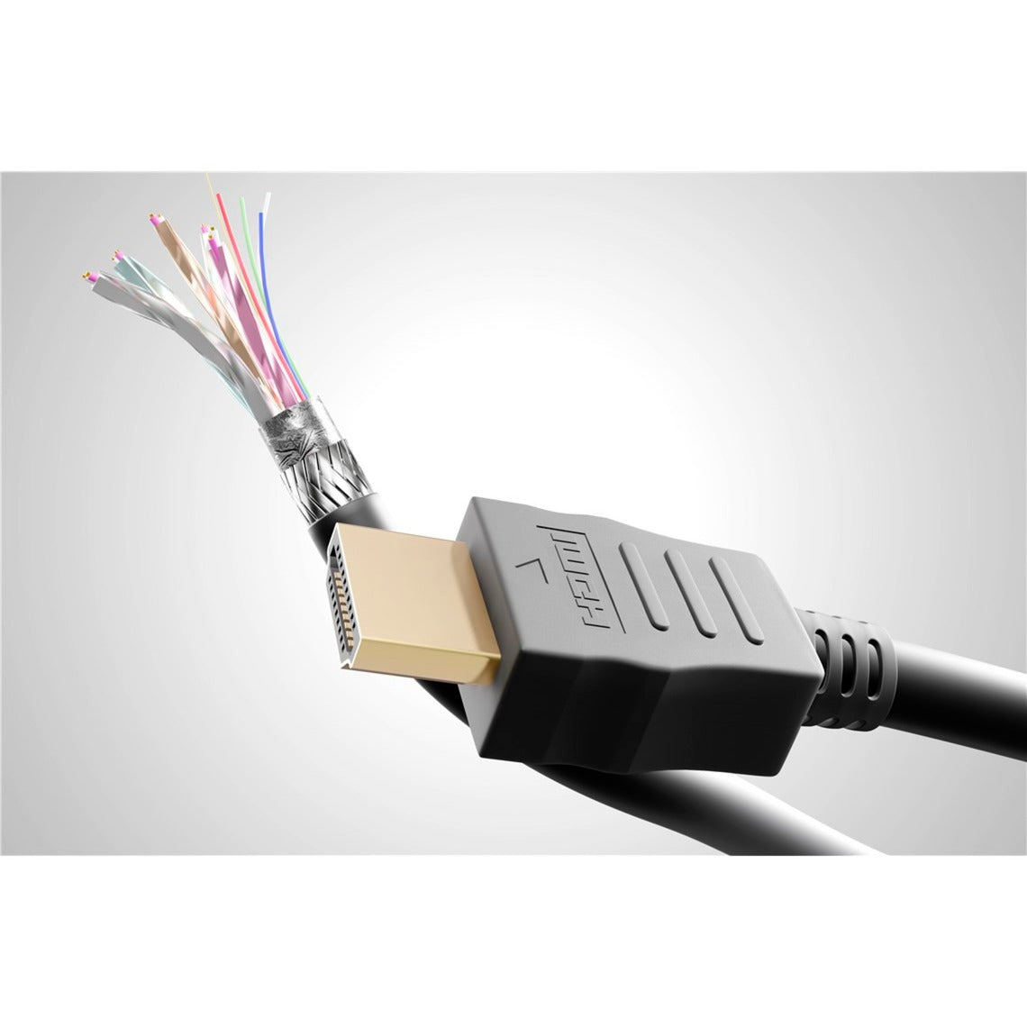 Goobay High-Speed-HDMI Kabel mit Ethernet (schwarz, 7,5 Meter)