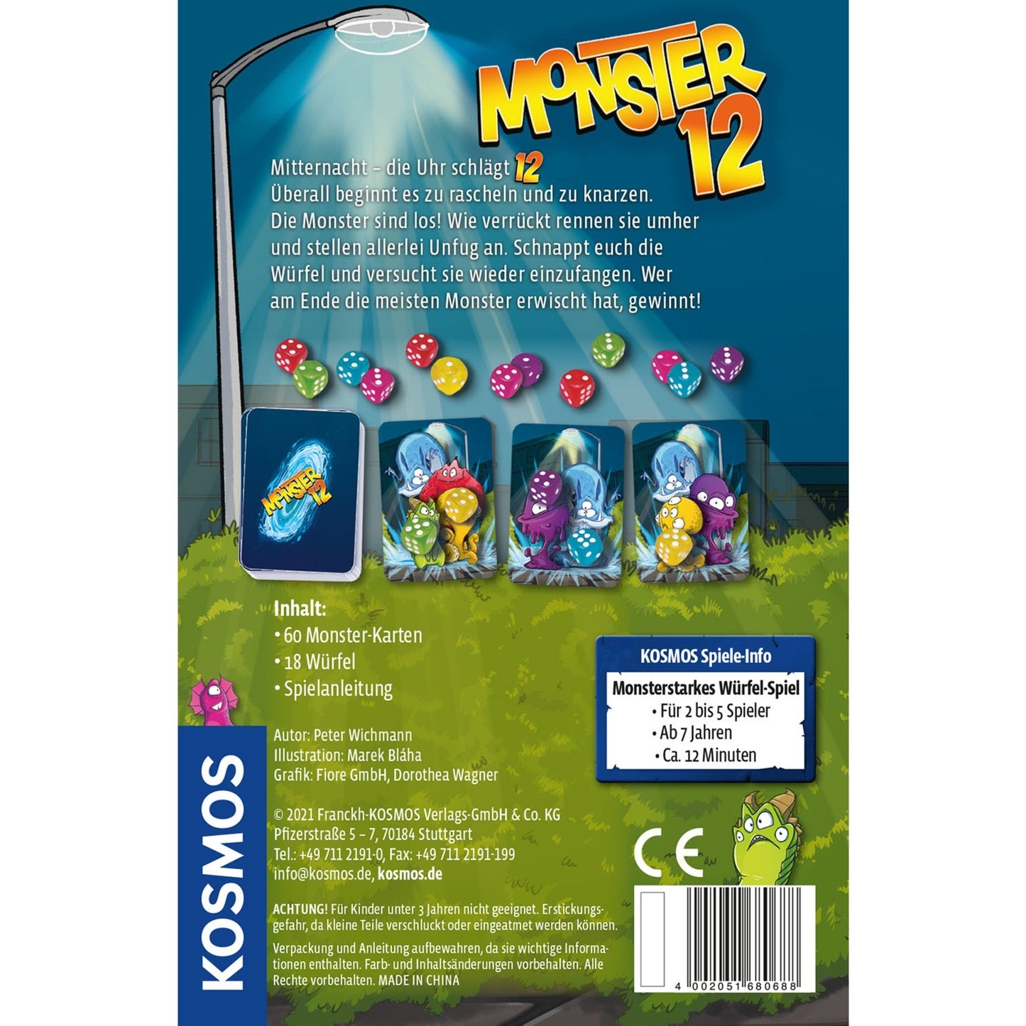 KOSMOS Monster 12, Würfelspiel