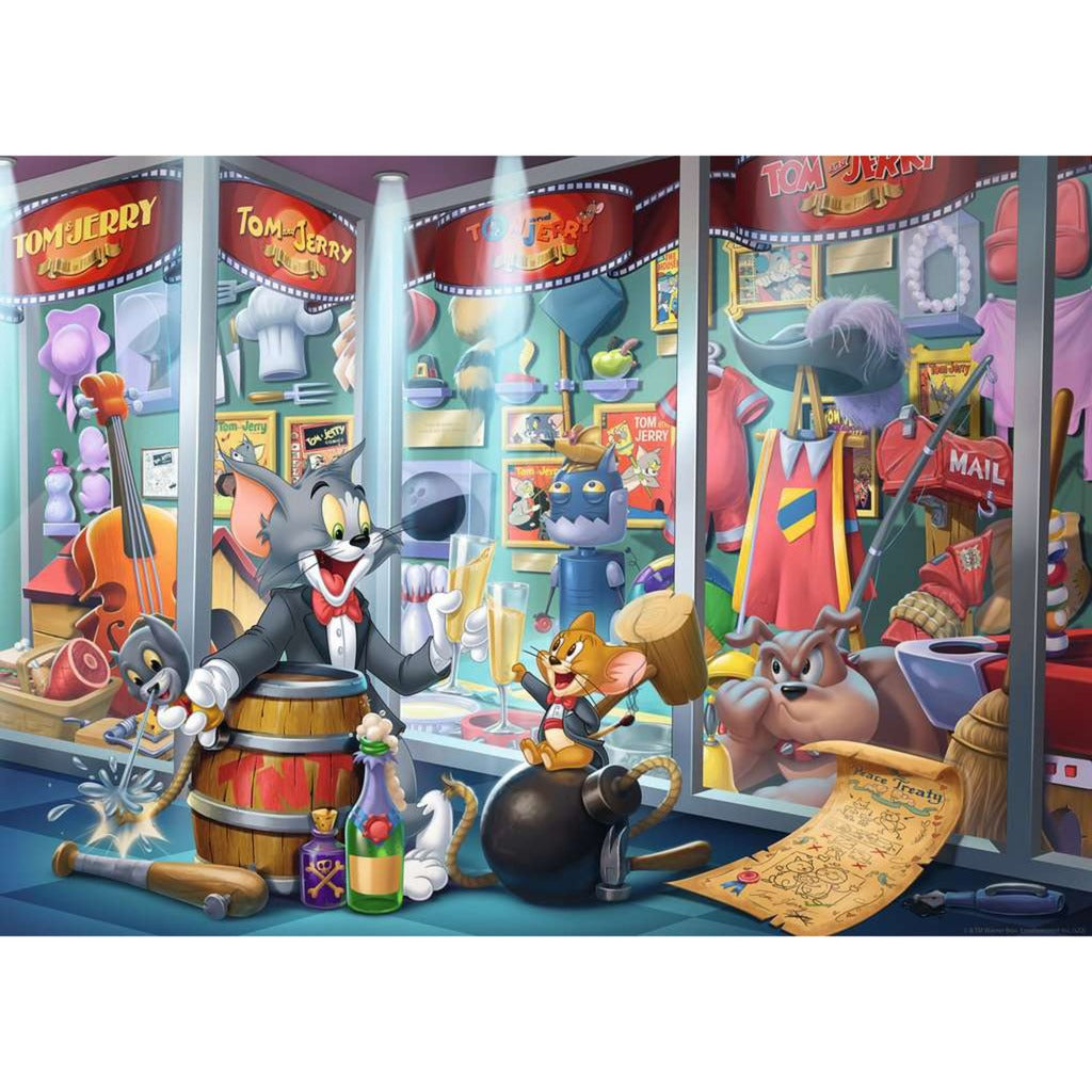 Ravensburger Puzzle Ruhmeshalle von Tom & Jerry (1000 Teile)