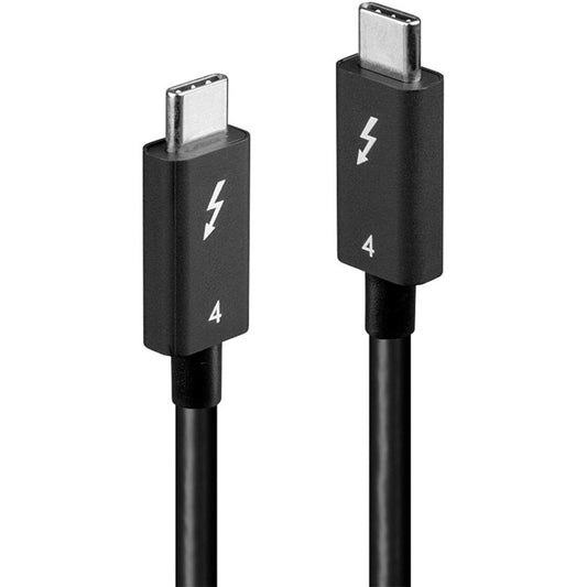 Lindy Thunderbolt 4 Kabel, 40 Gbit/s (schwarz, 1 Meter)