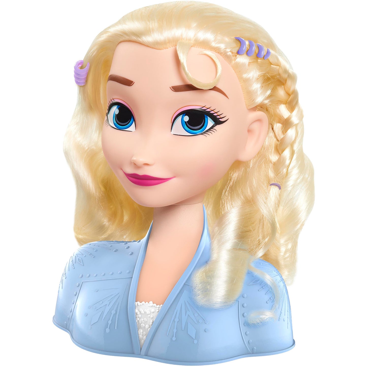 Disney Frozen 2 Basic Elsa Styling Head, Schmink- und Frisierkopf