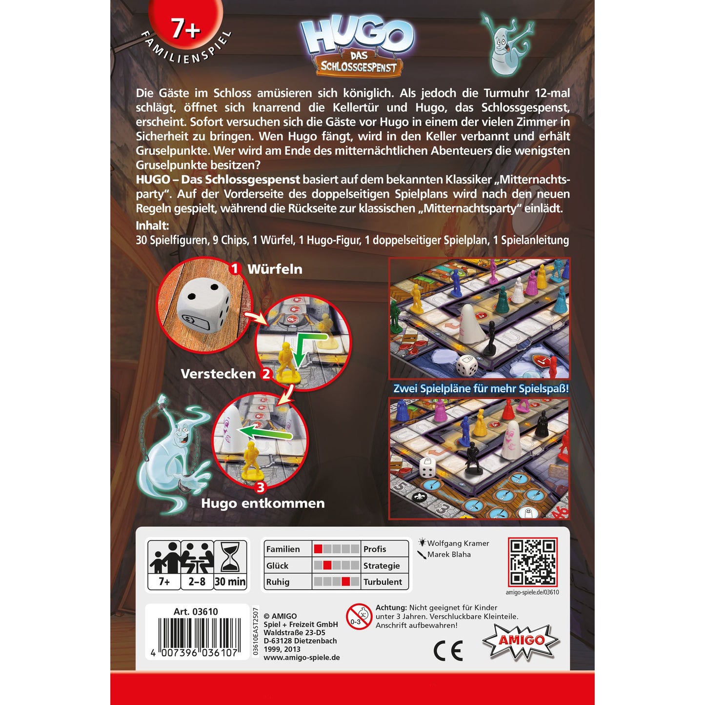 HUGO - Das Schlossgespenst, Brettspiel