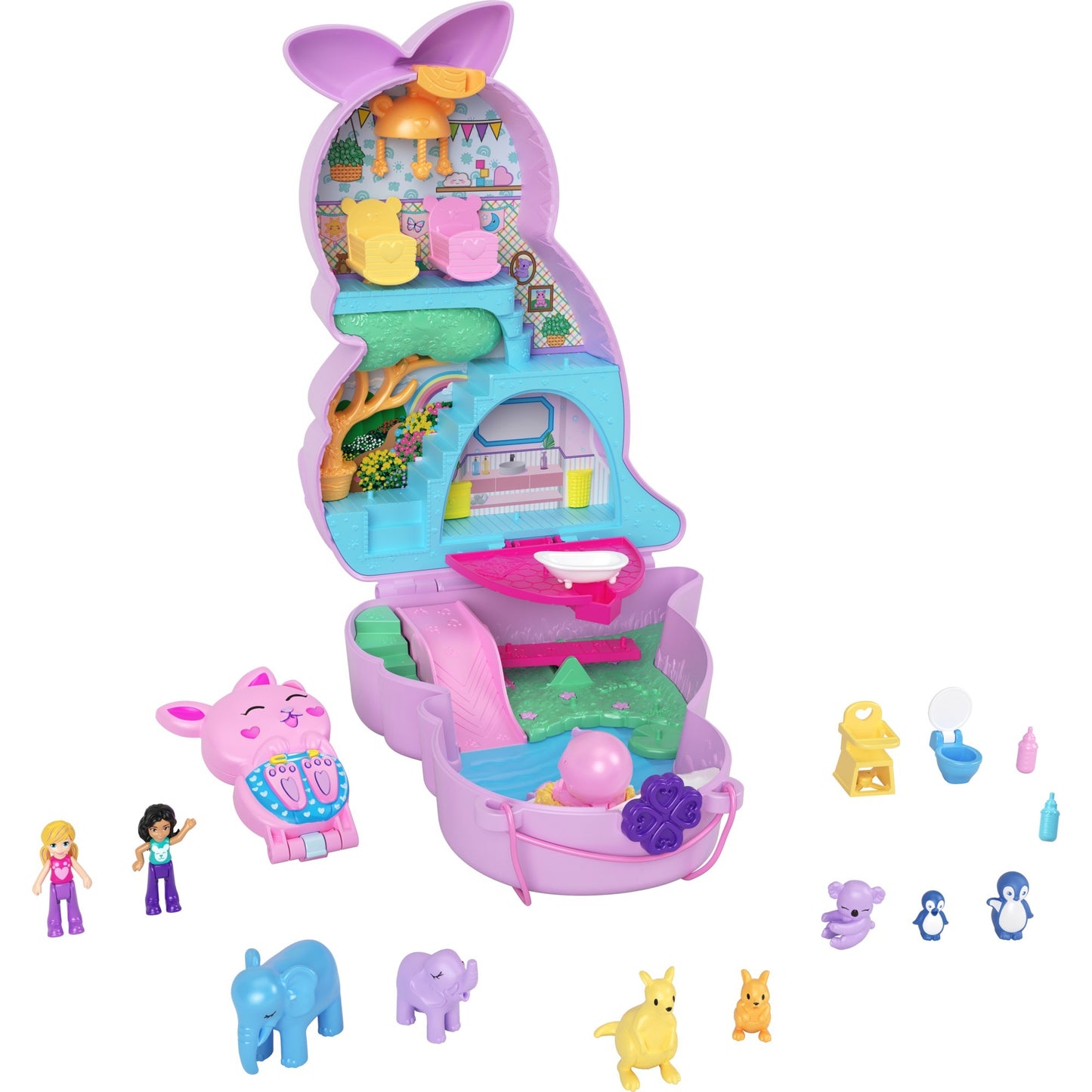 Mattel Polly Pocket Mama & Joey Kangaroo Tasche